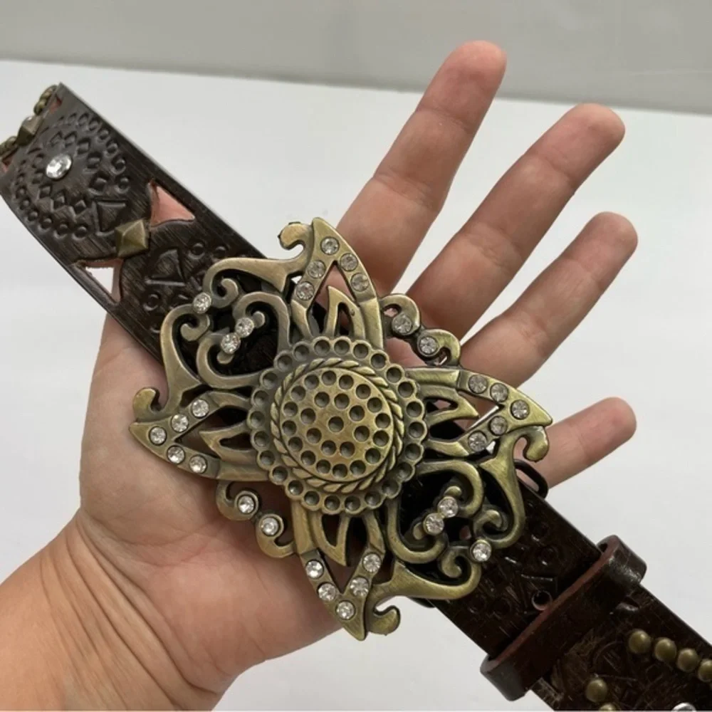 Rhinestone‎ Western Style Belt